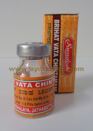 Swadeshi Udupi, BRIHAT VATA CHINTAMANI, 30 Pills, Brain, Nervous System